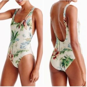 J.Crew x Pierre Frey Scoopback One Piece Swimsuit